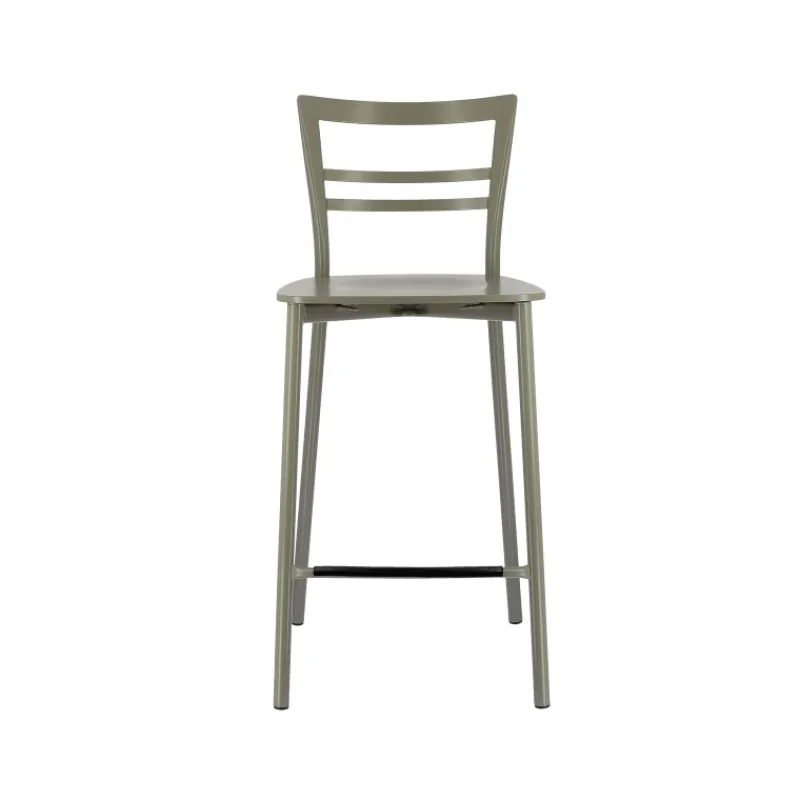 Go Clip Connubia® Tabouret snack contemporain en métal et multiplis bois* Tabouret Snack (assise +/- 65 Cm)|Tabouret De Bar (assise +/- 80 Cm)