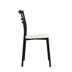 Go Connubia® Chaise contemporaine en métal et assise multiplis bois* Chaise De Cuisine|Chaise De Salle à Manger