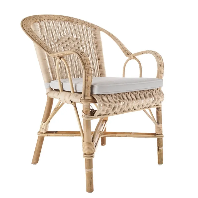 Kok Grand père MarcelFauteuil en rotin vintage* Chaise De Cuisine|Fauteuil De Salon