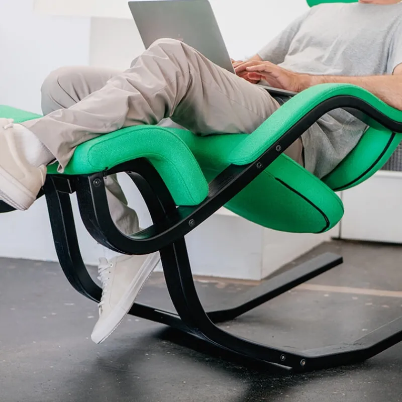 Varier Gravity ® Fauteuil de relaxation en tissu et bois* Chaise De Bureau|Fauteuil De Bureau