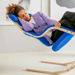 Varier Gravity ® Fauteuil de relaxation en tissu et bois* Chaise De Bureau|Fauteuil De Bureau