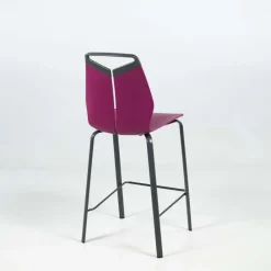 Dexo Gripp Tabouret snack design coque polypropylène pieds en métal* Tabouret Snack (assise +/- 65 Cm)|Tabouret De Bar (assise +/- 80 Cm)