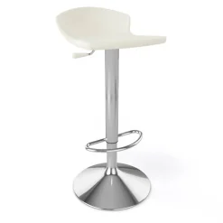 Guliver Tabouret italien réglable en hauteur et pivotant en technopolymère et métal chromé* Tabouret Snack (assise +/- 65 Cm)|Tabouret De Bar (assise +/- 80 Cm)