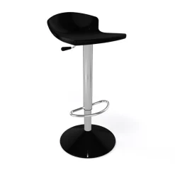 Guliver Tabouret italien réglable en hauteur et pivotant en technopolymère et métal chromé* Tabouret Snack (assise +/- 65 Cm)|Tabouret De Bar (assise +/- 80 Cm)