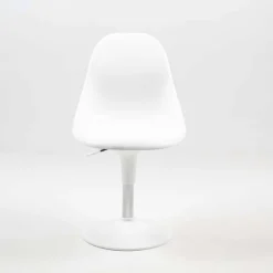 Harmony Chaise réglable en hauteur et pivotante design en technopolymère blanc* Chaise De Cuisine|Chaise De Salle à Manger