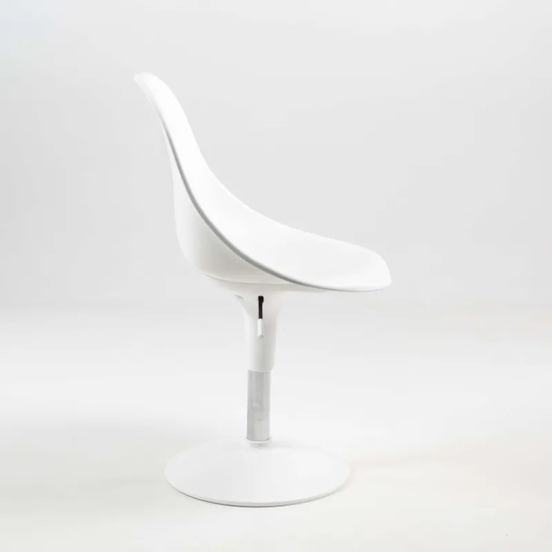 Harmony Chaise réglable en hauteur et pivotante design en technopolymère blanc* Chaise De Cuisine|Chaise De Salle à Manger