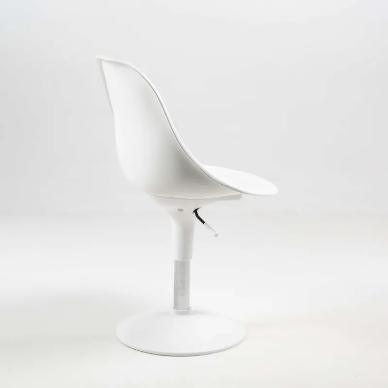 Harmony Chaise réglable en hauteur et pivotante design en technopolymère blanc* Chaise De Cuisine|Chaise De Salle à Manger