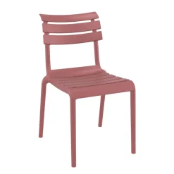Helen Chaise de jardin moderne empilable en polypropylène* Chaise De Jardin