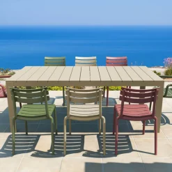 Helen Chaise de jardin moderne empilable en polypropylène* Chaise De Jardin