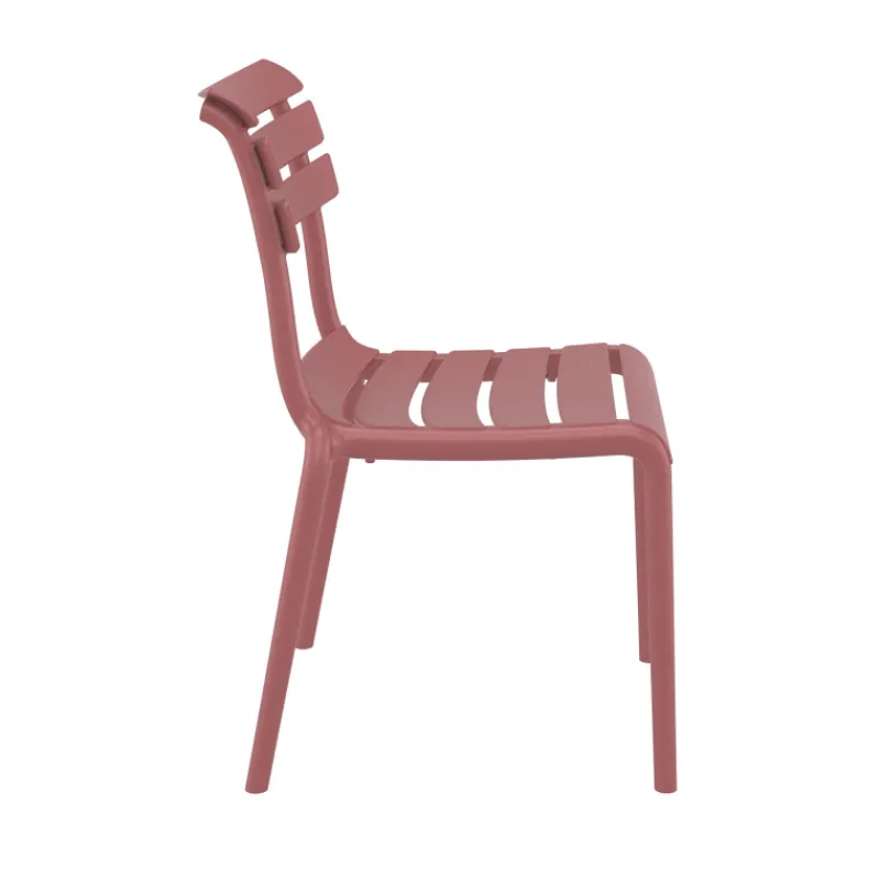 Helen Chaise de jardin moderne empilable en polypropylène* Chaise De Jardin