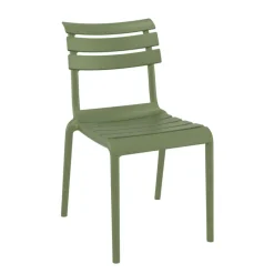 Helen Chaise de jardin moderne empilable en polypropylène* Chaise De Jardin