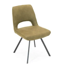 Hortense Chaise confortable en tissu avec pieds en métal* Chaise De Salle à Manger|Chaise De Bureau