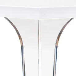 Ice Table carrée en polycarbonate et stratifié* Table De Cuisine|Table Pour Petit Espace