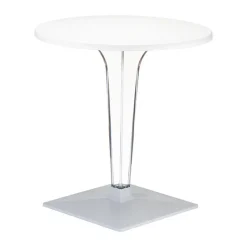Ice Table design ronde en polycarbonate et stratifié* Table De Cuisine|Table Pour Petit Espace