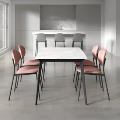 Cancio Infiné Table de salle à manger en céramique extensible* Table De Salle à Manger