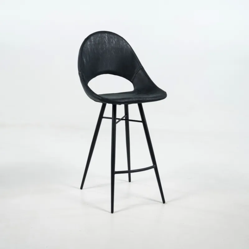IsidoreTabouret snack design avec coque ajourée* Tabouret Snack (assise +/- 65 Cm)|Tabouret De Bar (assise +/- 80 Cm)
