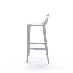Isidoro Tabouret de bar moderne empilable avec dossier ronds ajourés* Tabouret De Bar (assise +/- 80 Cm)