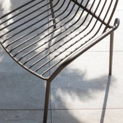 Altacom Jasmine Fauteuil de jardin design empilable en métal* Chaise De Jardin|Fauteuil De Jardin
