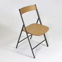Altacom Jolie Wood Chaise d'appoint pliable en bois et métal* Chaise De Salle à Manger|Chaise De Cuisine
