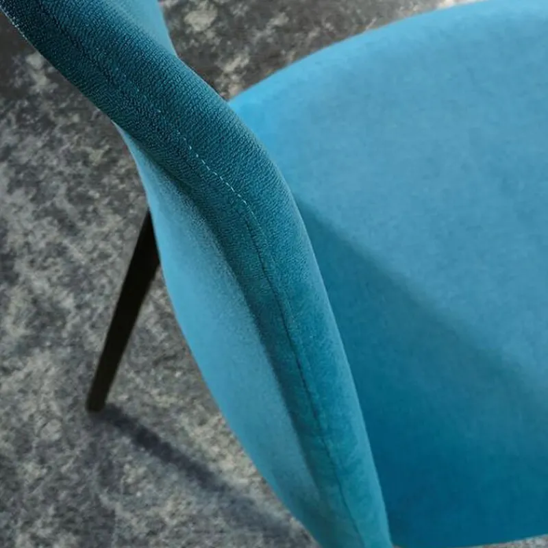 Europea Joy Chaise de salle à manger contemporaine en tissu et pieds en métal* Chaise De Salle à Manger