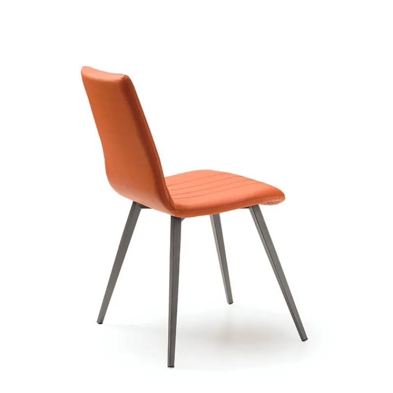 Europea Kansas Chaise italienne moderne avec pieds en métal* Chaise De Cuisine|Chaise De Salle à Manger
