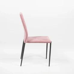 Ingenia casa Kendra Ingenia by Bontempi® Chaise moderne en tissu aspect nubuck et métal* Chaise De Salle à Manger