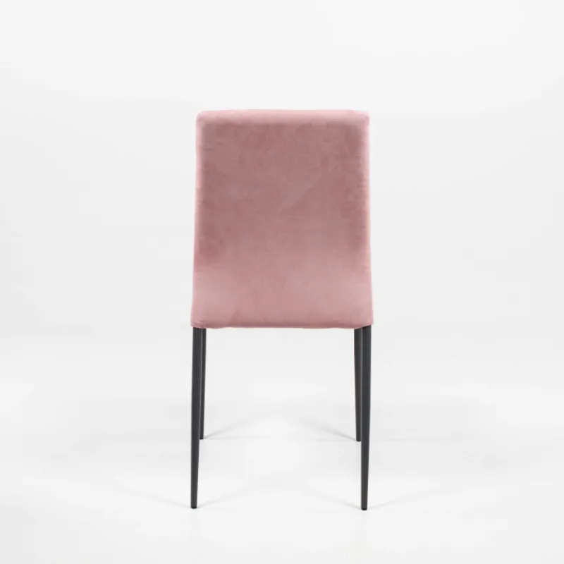 Ingenia casa Kendra Ingenia by Bontempi® Chaise moderne en tissu aspect nubuck et métal* Chaise De Salle à Manger