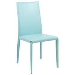 Airnova Kesha Chaise contemporaine en croûte de cuir* Chaise De Salle à Manger