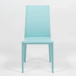 Airnova Kesha Chaise contemporaine en croûte de cuir* Chaise De Salle à Manger