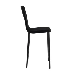 Mobliberica Koko ® Tabouret snack en tissu dossier haut* Tabouret Snack (assise +/- 65 Cm)|Tabouret De Bar (assise +/- 80 Cm)