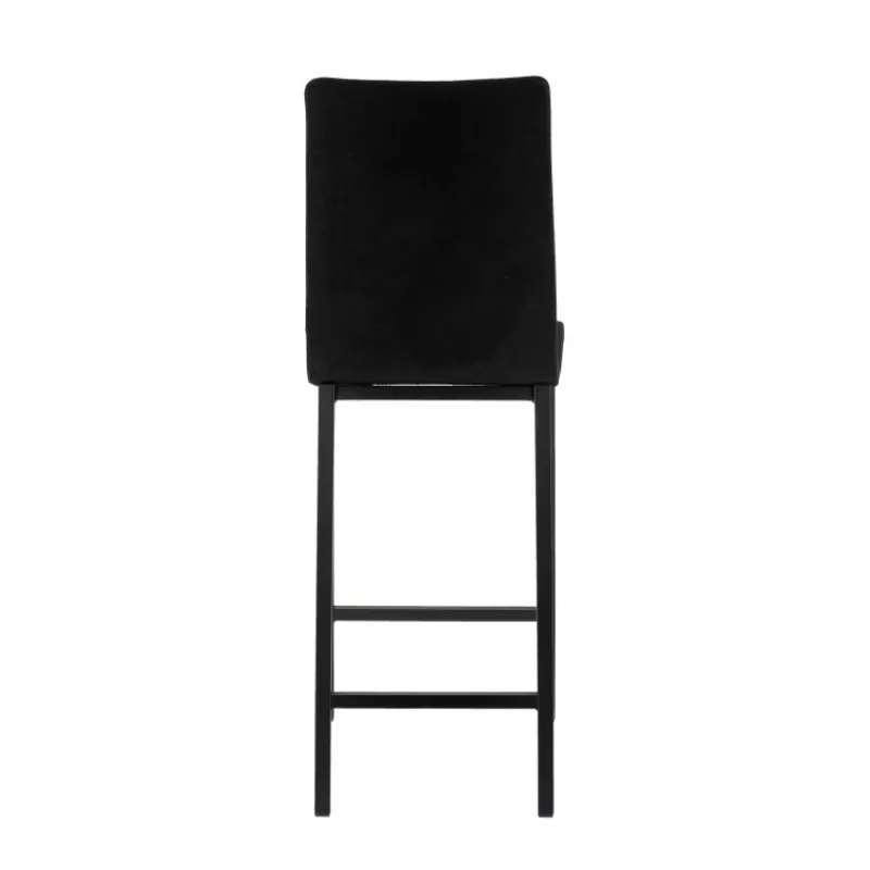 Mobliberica Koko ® Tabouret snack en tissu dossier haut* Tabouret Snack (assise +/- 65 Cm)|Tabouret De Bar (assise +/- 80 Cm)