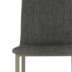 Mobliberica Koko ® Tabouret de bar dossier haut en tissu* Tabouret De Bar (assise +/- 80 Cm)