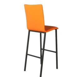 Mobliberica Koko Tabouret snack ® rembourré dossier haut en simili* Tabouret Snack (assise +/- 65 Cm)|Tabouret De Bar (assise +/- 80 Cm)