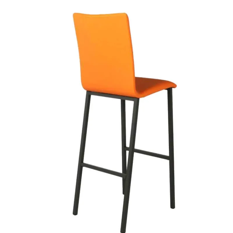 Mobliberica Koko Tabouret snack ® rembourré dossier haut en simili* Tabouret Snack (assise +/- 65 Cm)|Tabouret De Bar (assise +/- 80 Cm)