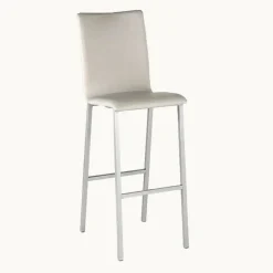 Mobliberica Koko Tabouret snack ® rembourré dossier haut en simili* Tabouret Snack (assise +/- 65 Cm)|Tabouret De Bar (assise +/- 80 Cm)