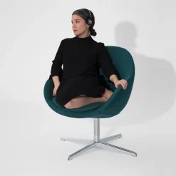 Varier Kokon club ® Fauteuil pivotant confortable en tissu design* Fauteuil De Salon