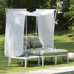 Komodo ombra 2 Canapé de jardin 2 places avec voile d'ombrage fabriqué en Italie* Fauteuil De Jardin