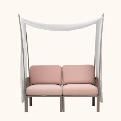 Komodo ombra 2 Canapé de jardin 2 places avec voile d'ombrage fabriqué en Italie* Fauteuil De Jardin