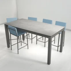 Cancio Kyoto bar Table snack extensible en céramique et métal* Table De Cuisine|Table Pour Petit Espace