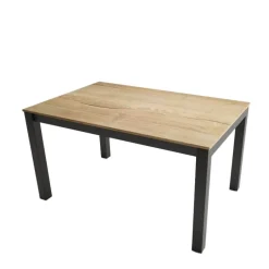 Cancio Kyoto Table extensible en stratifié et pieds en métal* Table De Salle à Manger