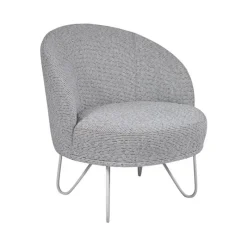 Paget Léa Fauteuil lounge design art déco avec pieds épingle fabrication française* Fauteuil De Salon