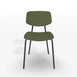 Perfecta Lago Chaise vintage en tissu et structure métal* Chaise De Salle à Manger|Chaise Salon