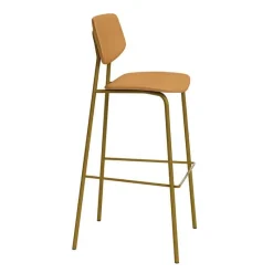 Perfecta Lago Tabouret de bar style vintage rembourré en simili* Tabouret De Bar (assise +/- 80 Cm)