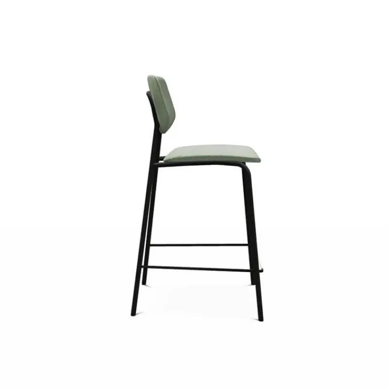 Perfecta Lago Tabouret snack en tissu inspiration rétro fabriqué en Belgique* Tabouret Snack (assise +/- 65 Cm)|Tabouret De Bar (assise +/- 80 Cm)