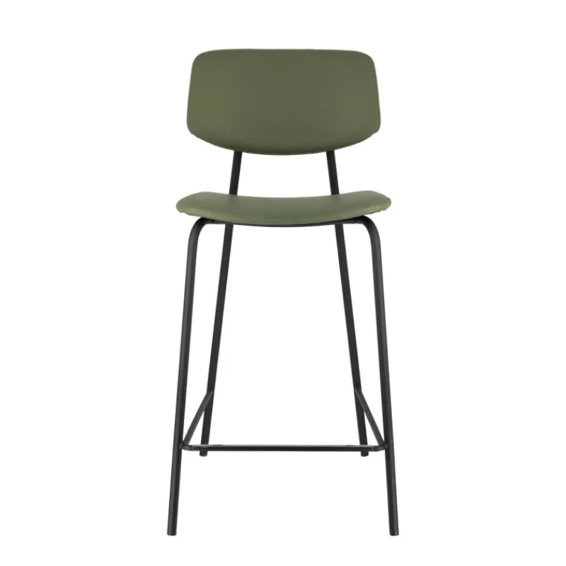 Perfecta Lago Tabouret snack vintage rembourré en simili fabriqué en Belgique* Tabouret Snack (assise +/- 65 Cm)|Tabouret De Bar (assise +/- 80 Cm)
