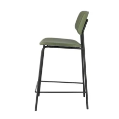 Perfecta Lago Tabouret snack vintage rembourré en simili fabriqué en Belgique* Tabouret Snack (assise +/- 65 Cm)|Tabouret De Bar (assise +/- 80 Cm)