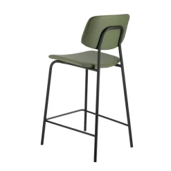 Perfecta Lago Tabouret snack vintage rembourré en simili fabriqué en Belgique* Tabouret Snack (assise +/- 65 Cm)|Tabouret De Bar (assise +/- 80 Cm)