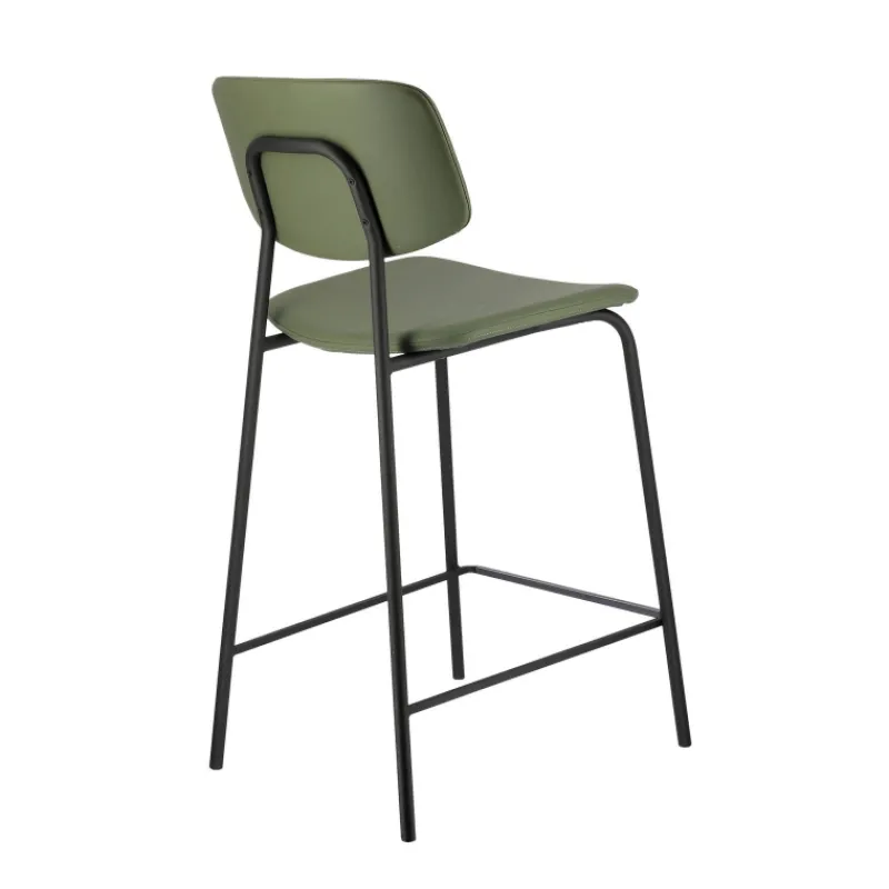 Perfecta Lago Tabouret snack vintage rembourré en simili fabriqué en Belgique* Tabouret Snack (assise +/- 65 Cm)|Tabouret De Bar (assise +/- 80 Cm)