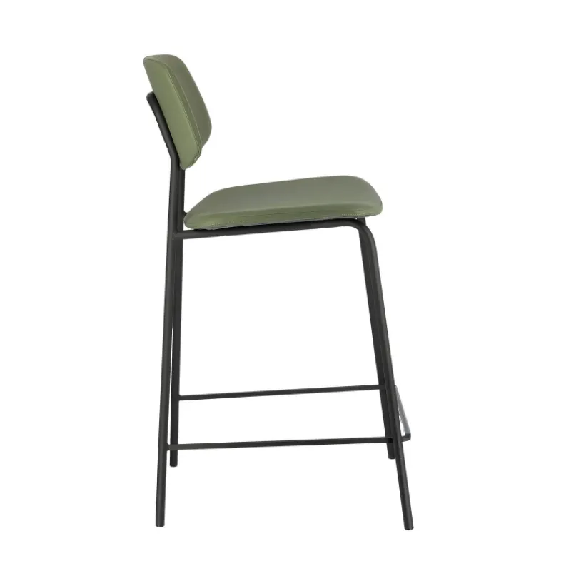 Perfecta Lago Tabouret snack vintage rembourré en simili fabriqué en Belgique* Tabouret Snack (assise +/- 65 Cm)|Tabouret De Bar (assise +/- 80 Cm)
