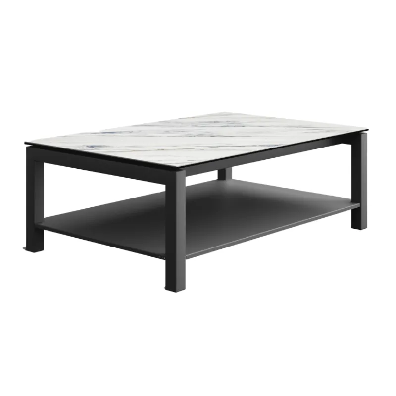 Cancio Lakera mini Table basse tendance en dekton et en acier* Table De Salon